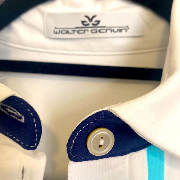 Walter Genuin Women’s Golf Polo Top White Size M - Picture 3 of 7